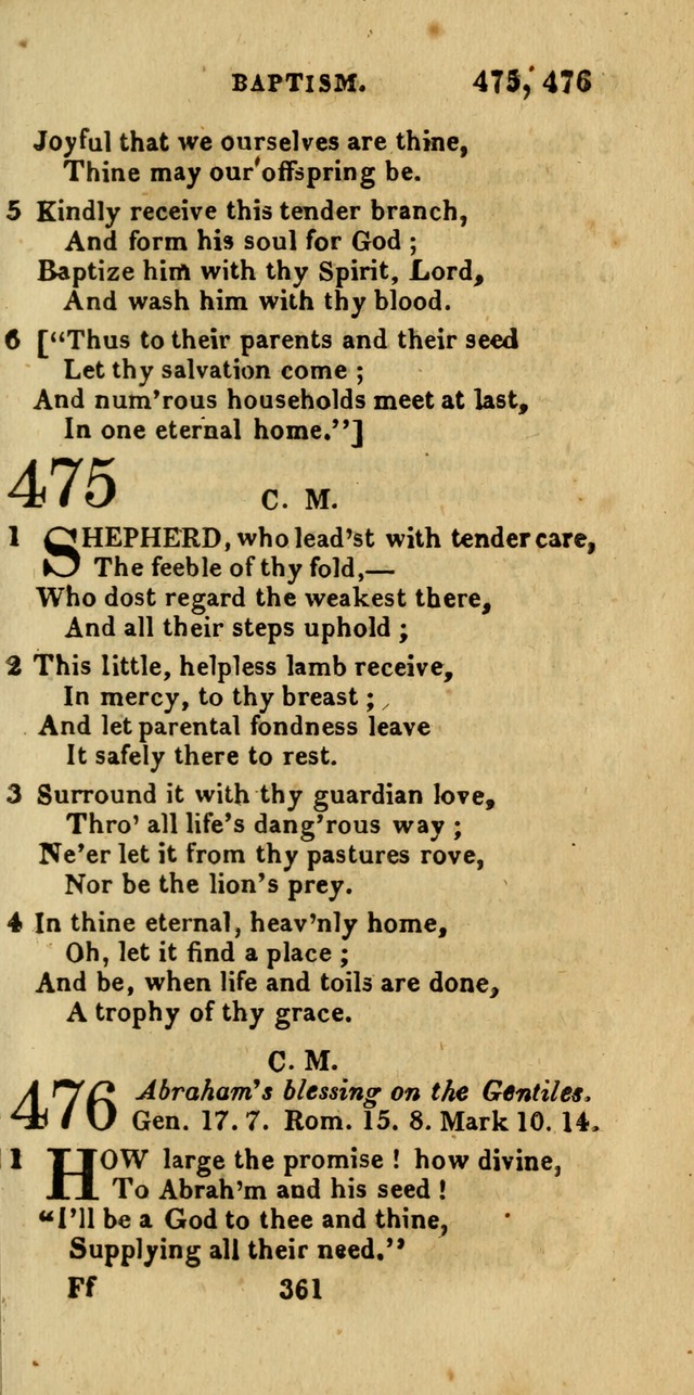 Church Hymn Book; consisting of hymns and psalms, original and selected. adapted to public worship and many other occasions. 2nd ed. page 359