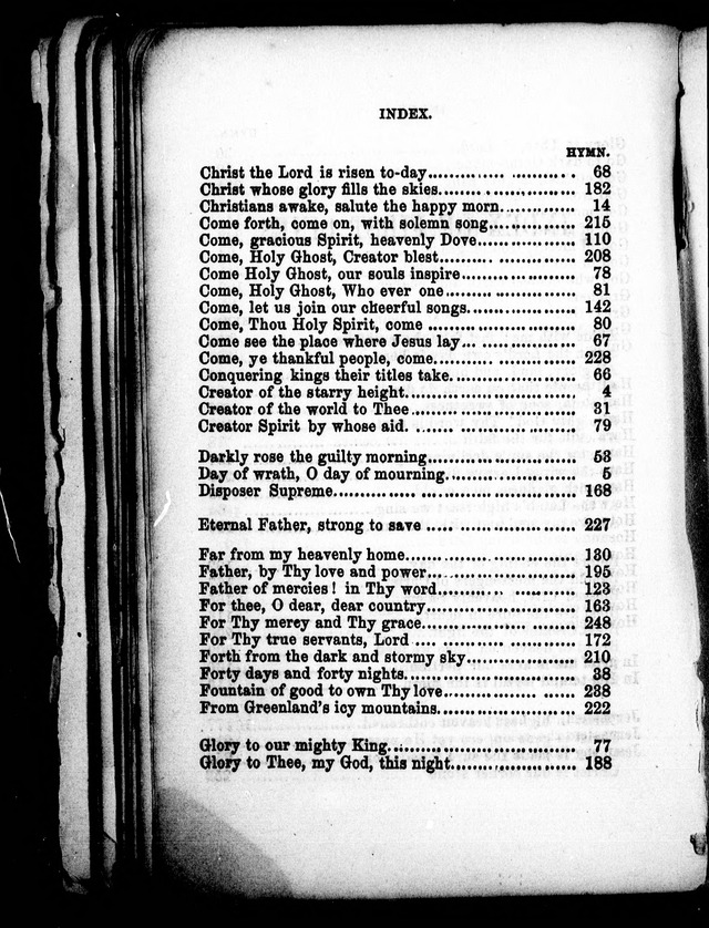 A Church Hymn Book: for the use of congregations of the United Church of England and Ireland page 257