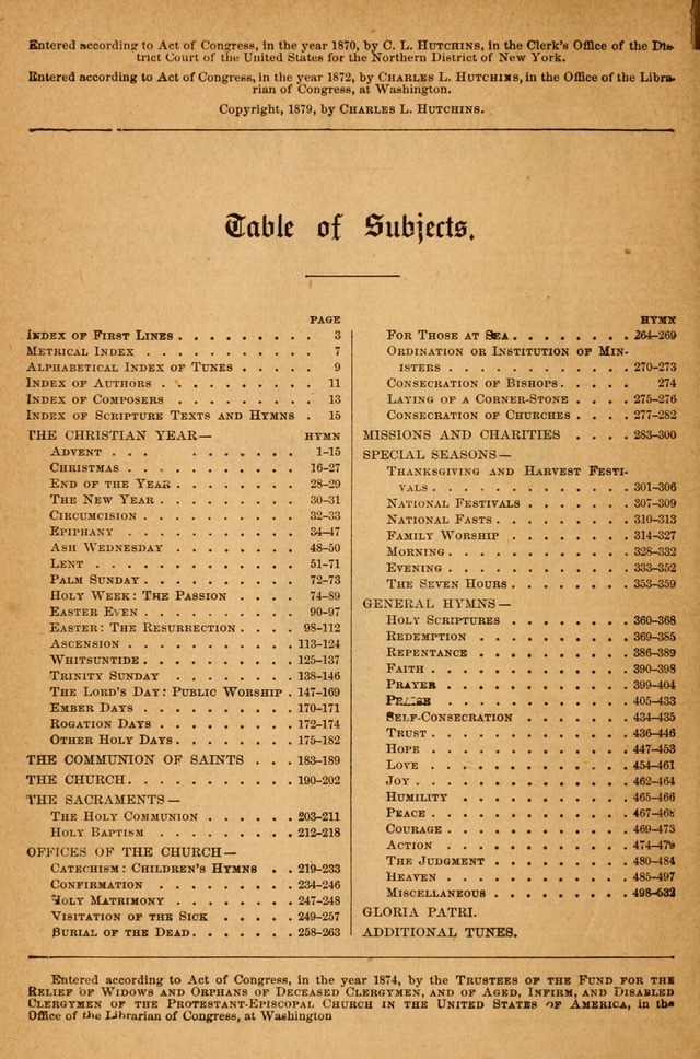 The Church Hymnal with Canticles page 3