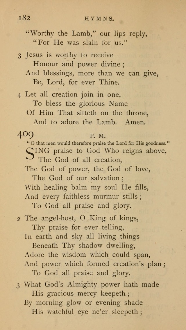 A Church hymnal: compiled from "Additional hymns," "Hymns ancient and modern," and "Hymns for church and home," as authorized by the House of Bishops page 189