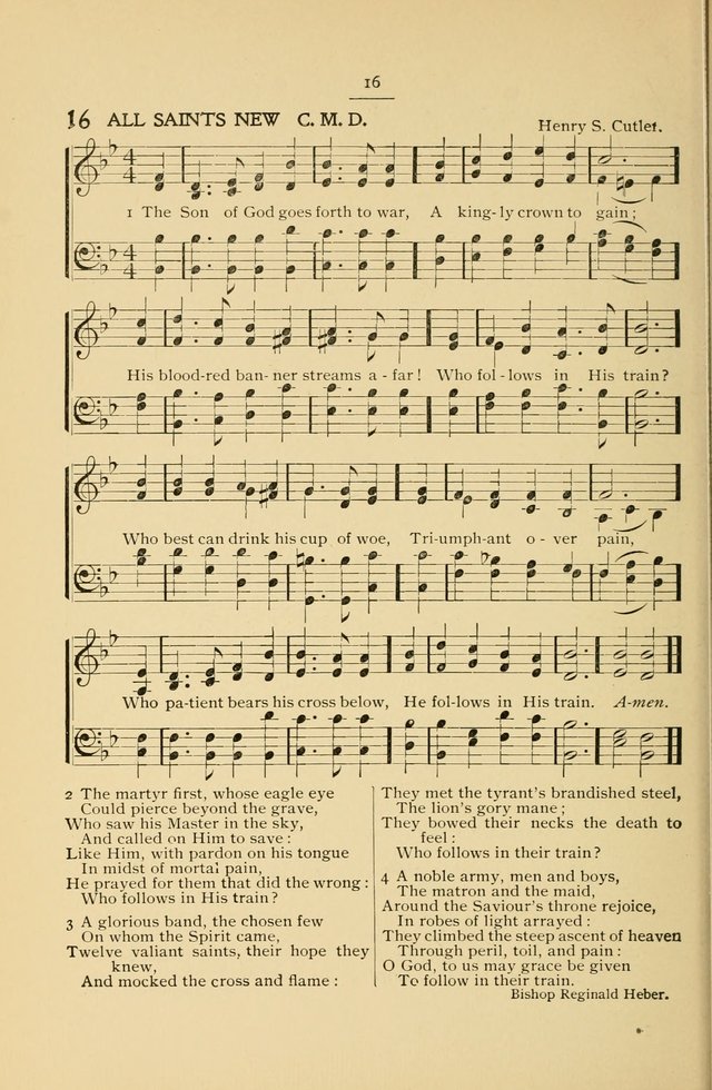 The Convention Hymnal: a compilation of familiar hymns for use at meetings where the larger collections are not available page 16