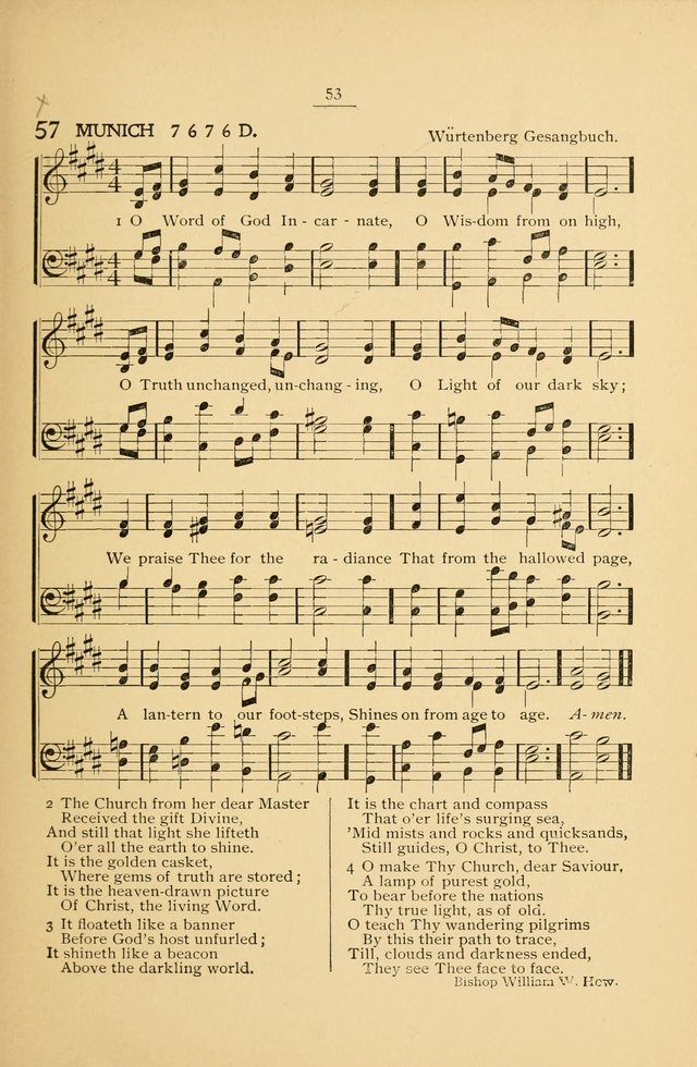 The Convention Hymnal: a compilation of familiar hymns for use at meetings where the larger collections are not available page 53