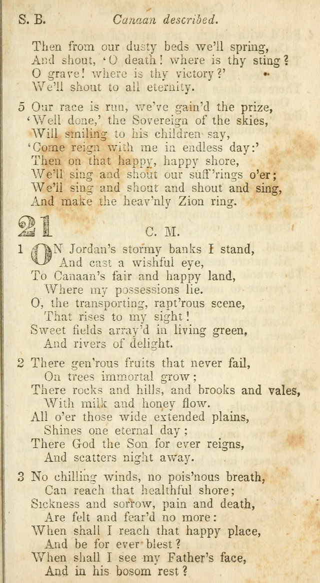 A Collection of Hymns: for camp meetings, revivals, &c., for the use of the Primitive Methodists page 25