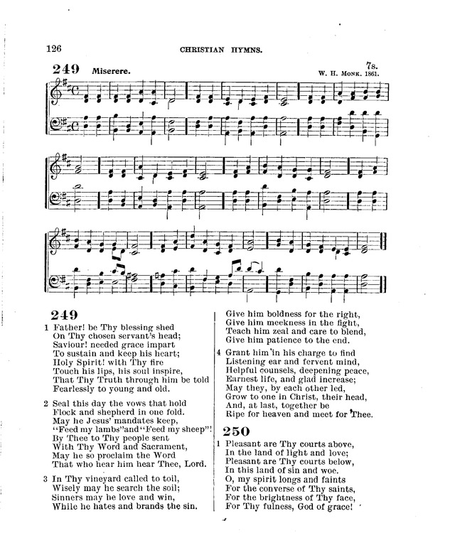 Christian Hymns: for church, school and home, with music page 124