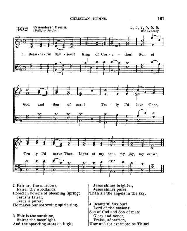 Christian Hymns: for church, school and home, with music page 159