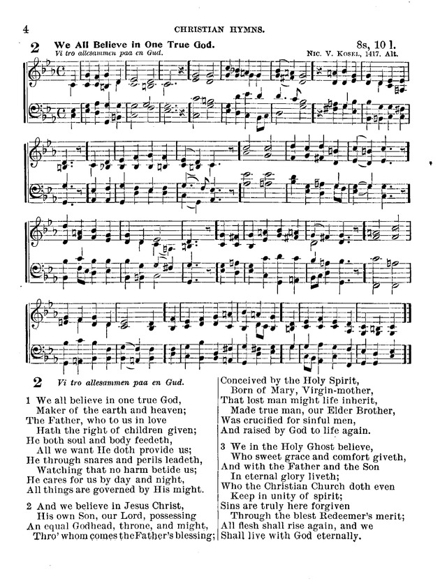 Christian Hymns: for church, school and home, with music page 2