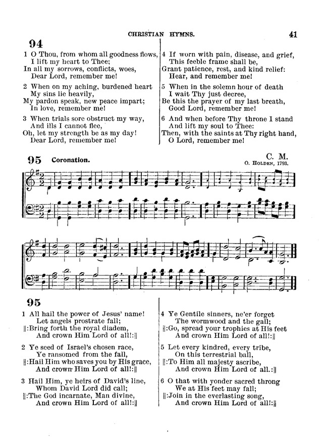 Christian Hymns: for church, school and home, with music page 39