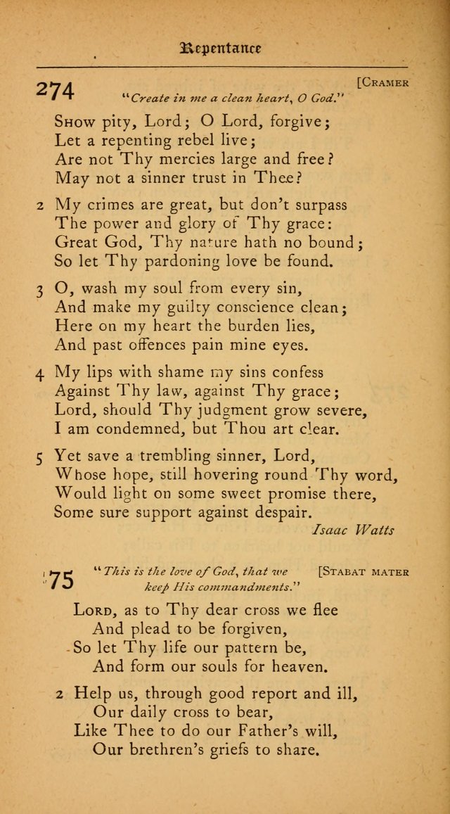 The College Hymnal: for divine service at Yale College in the Battell Chapel page 198