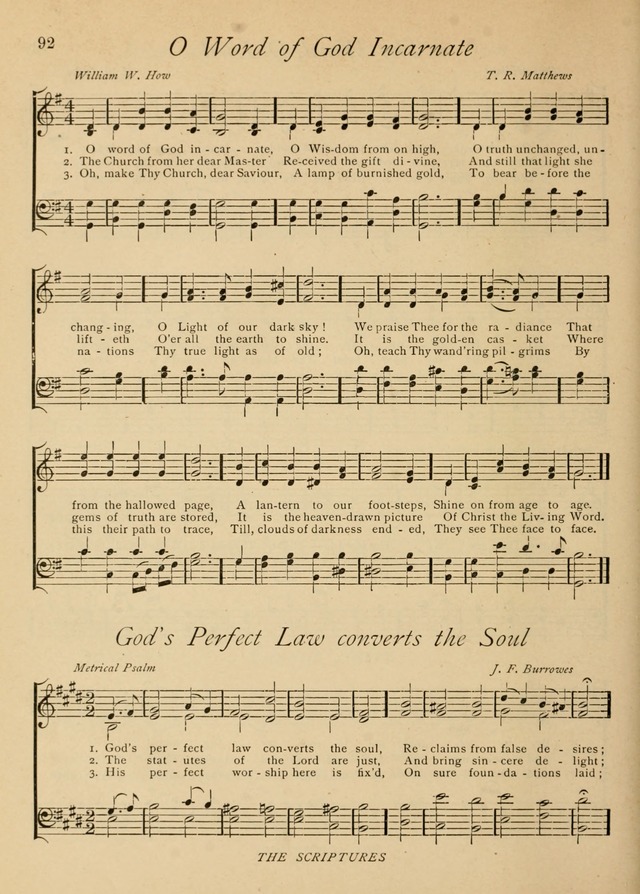 The Church and Home Hymnal: containing hymns and tunes for church service, for prayer meetings, for Sunday schools, for praise service, for home circles, for young people, children and special occasio page 105