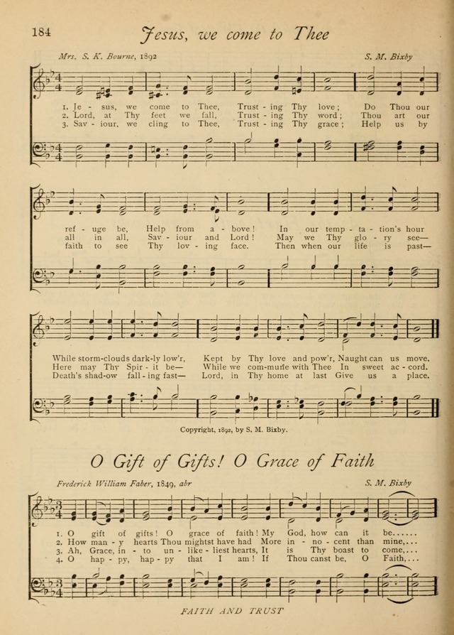The Church and Home Hymnal: containing hymns and tunes for church service, for prayer meetings, for Sunday schools, for praise service, for home circles, for young people, children and special occasio page 197
