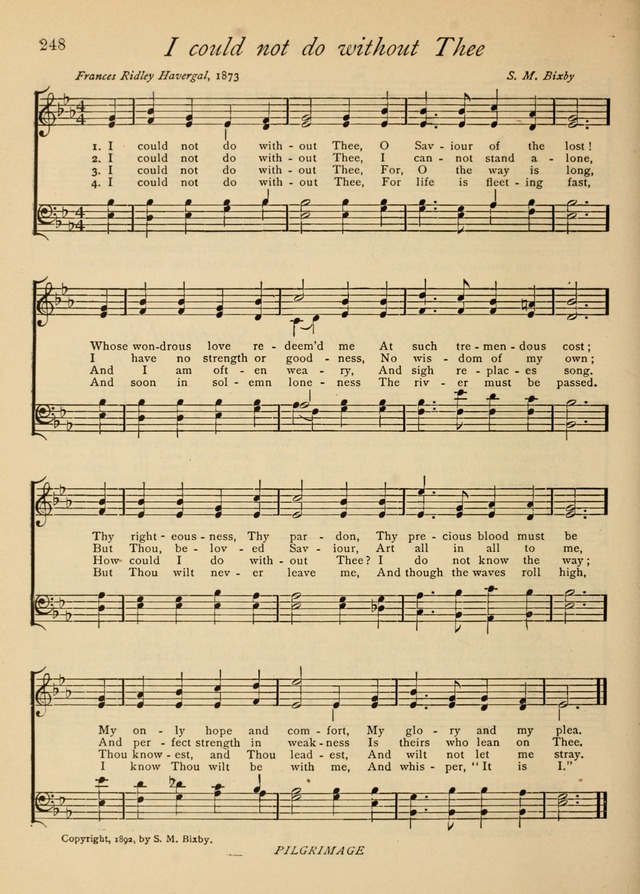 The Church and Home Hymnal: containing hymns and tunes for church service, for prayer meetings, for Sunday schools, for praise service, for home circles, for young people, children and special occasio page 261