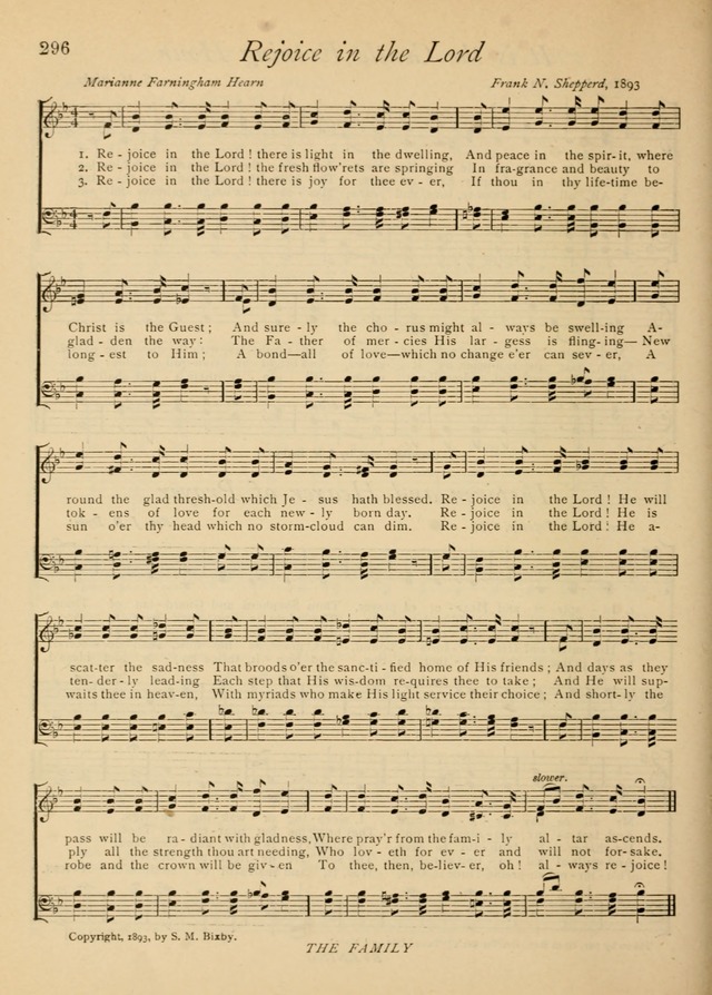 The Church and Home Hymnal: containing hymns and tunes for church service, for prayer meetings, for Sunday schools, for praise service, for home circles, for young people, children and special occasio page 309