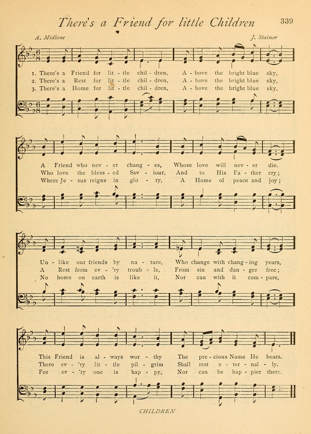 The Church and Home Hymnal: containing hymns and tunes for church service, for prayer meetings, for Sunday schools, for praise service, for home circles, for young people, children and special occasio page 352
