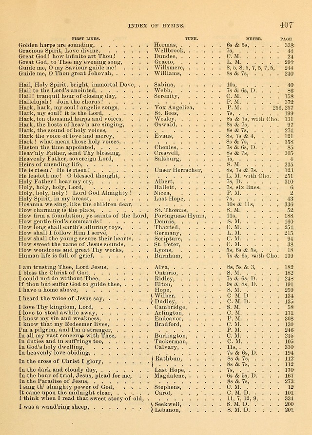 The Church and Home Hymnal: containing hymns and tunes for church service, for prayer meetings, for Sunday schools, for praise service, for home circles, for young people, children and special occasio page 420