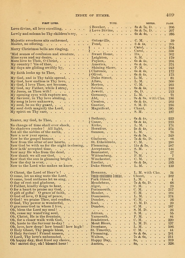 The Church and Home Hymnal: containing hymns and tunes for church service, for prayer meetings, for Sunday schools, for praise service, for home circles, for young people, children and special occasio page 422