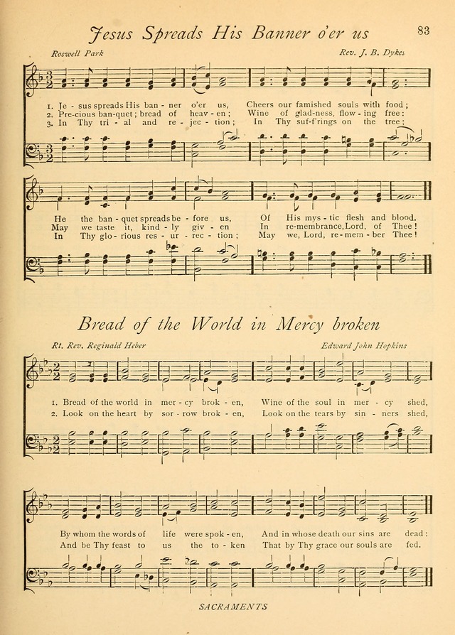 The Church and Home Hymnal: containing hymns and tunes for church service, for prayer meetings, for Sunday schools, for praise service, for home circles, for young people, children and special occasio page 96