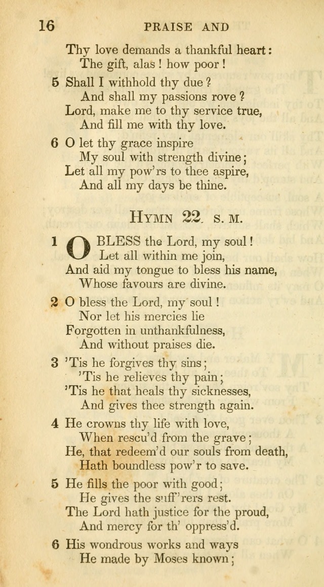 A Collection of Hymns and a Liturgy: for the use of Evangelical Lutheran Churches, to which are added prayers for families and individuals (New and Enl. Stereotype Ed.) page 16