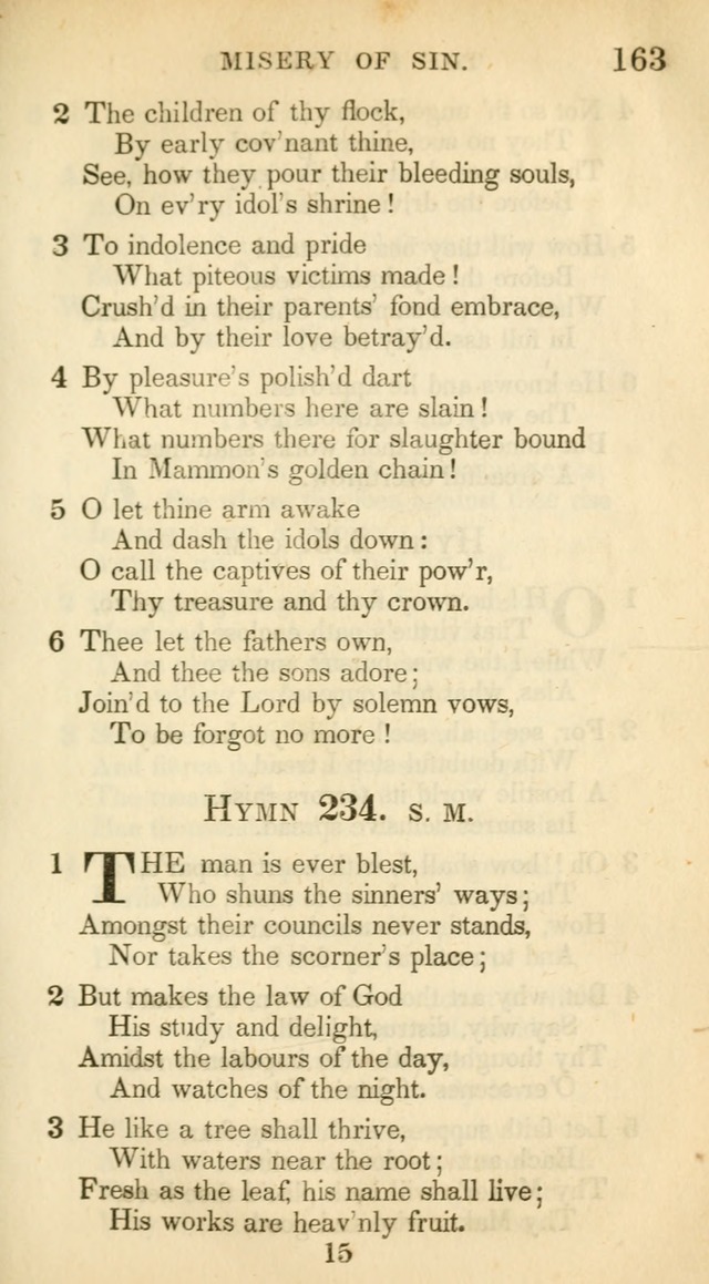 A Collection of Hymns and a Liturgy: for the use of Evangelical Lutheran Churches, to which are added prayers for families and individuals (New and Enl. Stereotype Ed.) page 163