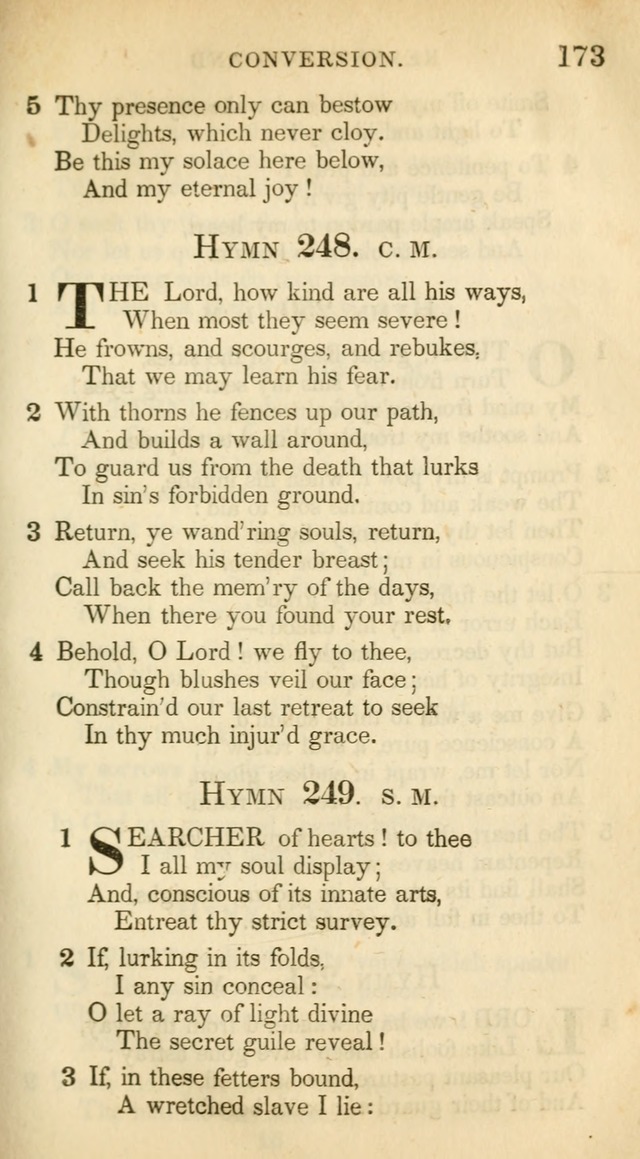 A Collection of Hymns and a Liturgy: for the use of Evangelical Lutheran Churches, to which are added prayers for families and individuals (New and Enl. Stereotype Ed.) page 173