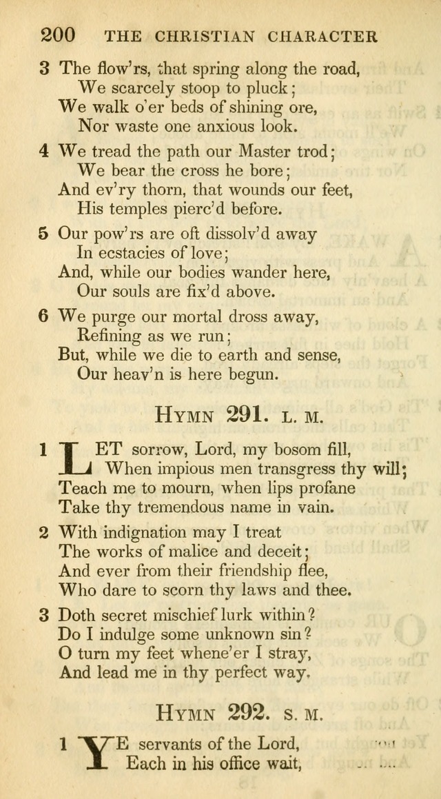 A Collection of Hymns and a Liturgy: for the use of Evangelical Lutheran Churches, to which are added prayers for families and individuals (New and Enl. Stereotype Ed.) page 200