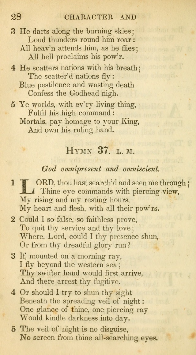 A Collection of Hymns and a Liturgy: for the use of Evangelical Lutheran Churches, to which are added prayers for families and individuals (New and Enl. Stereotype Ed.) page 28