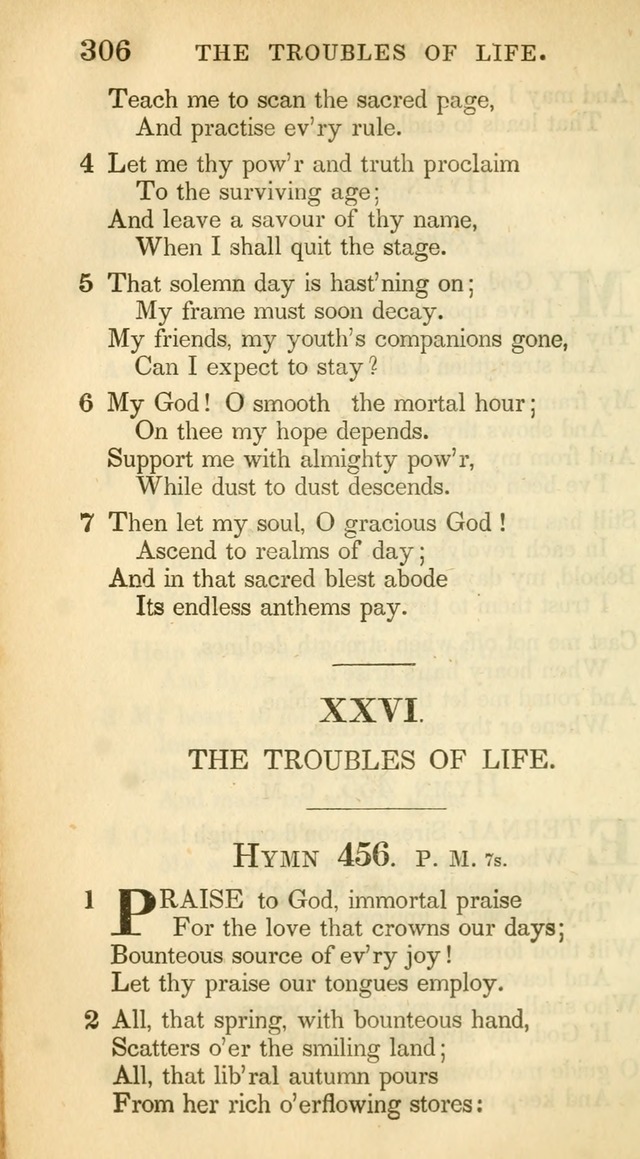 A Collection of Hymns and a Liturgy: for the use of Evangelical Lutheran Churches, to which are added prayers for families and individuals (New and Enl. Stereotype Ed.) page 306