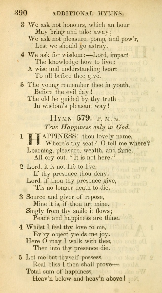 A Collection of Hymns and a Liturgy: for the use of Evangelical Lutheran Churches, to which are added prayers for families and individuals (New and Enl. Stereotype Ed.) page 390