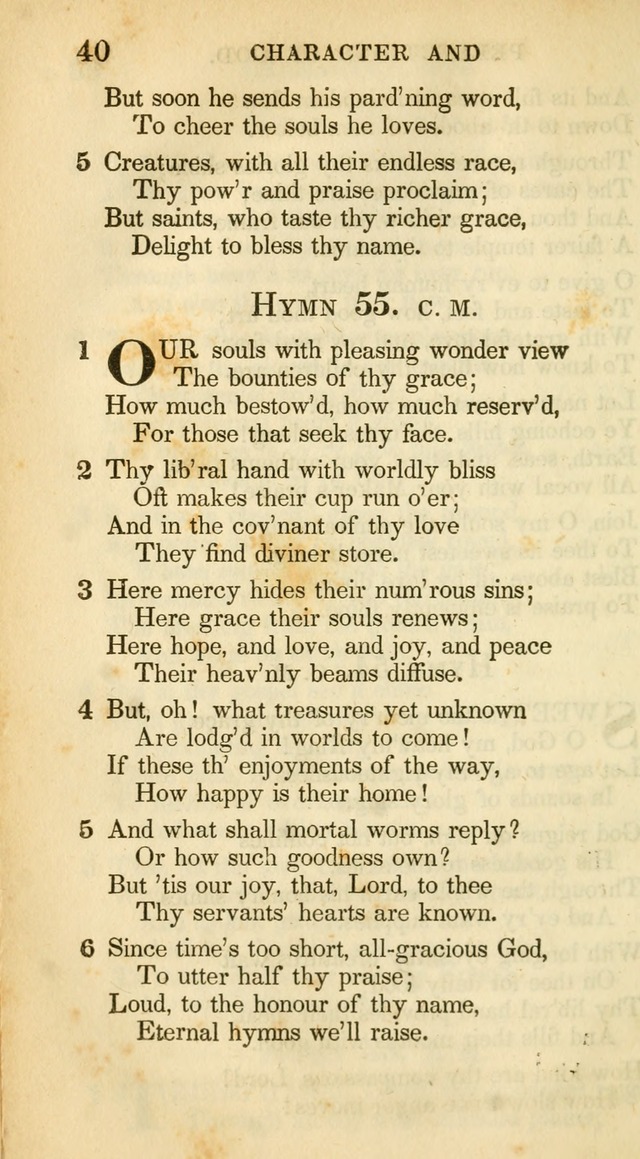 A Collection of Hymns and a Liturgy: for the use of Evangelical Lutheran Churches, to which are added prayers for families and individuals (New and Enl. Stereotype Ed.) page 40
