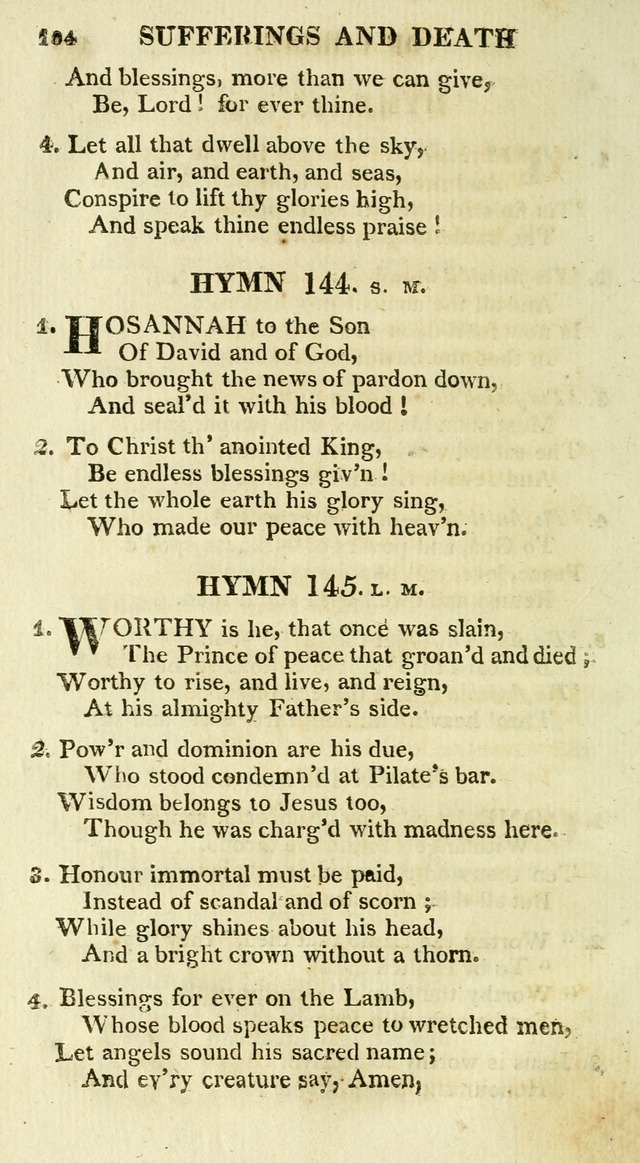 A Collection of Hymns and a Liturgy for the Use of Evangelical Lutheran Churches: to which are added prayers for families and individuals page 104
