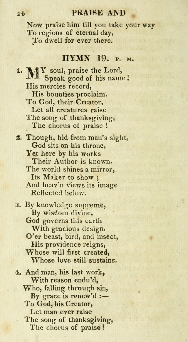 A Collection of Hymns and a Liturgy for the Use of Evangelical Lutheran Churches: to which are added prayers for families and individuals page 14