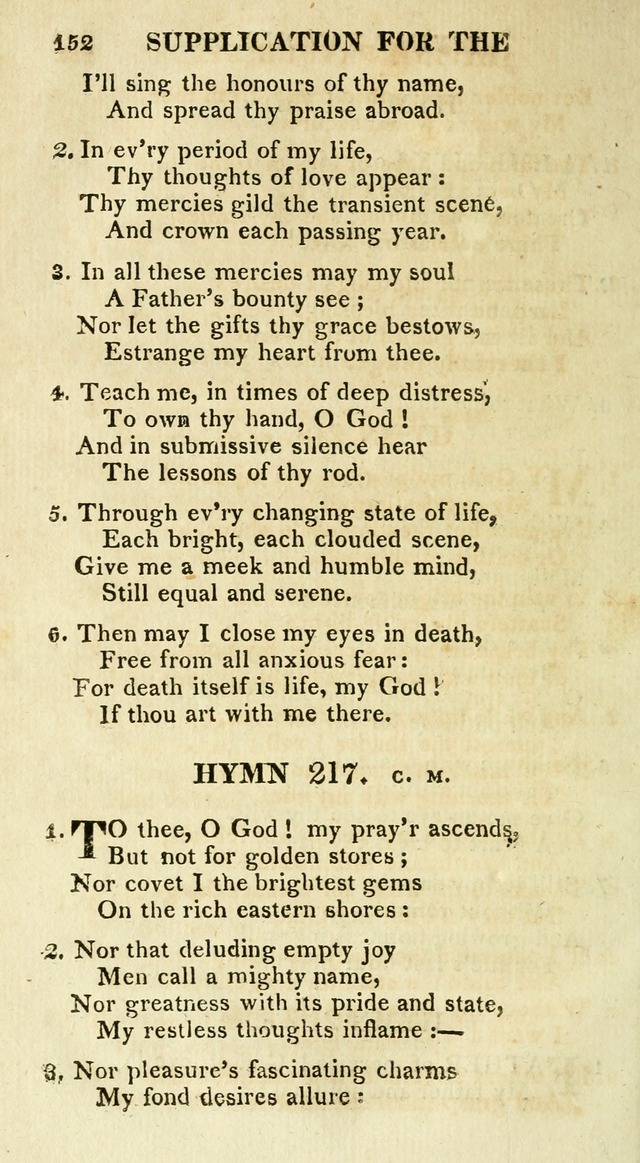 A Collection of Hymns and a Liturgy for the Use of Evangelical Lutheran Churches: to which are added prayers for families and individuals page 152