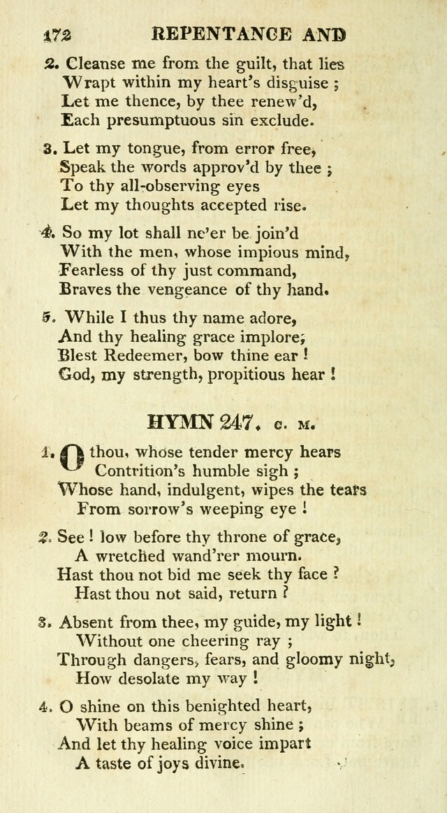 A Collection of Hymns and a Liturgy for the Use of Evangelical Lutheran Churches: to which are added prayers for families and individuals page 172