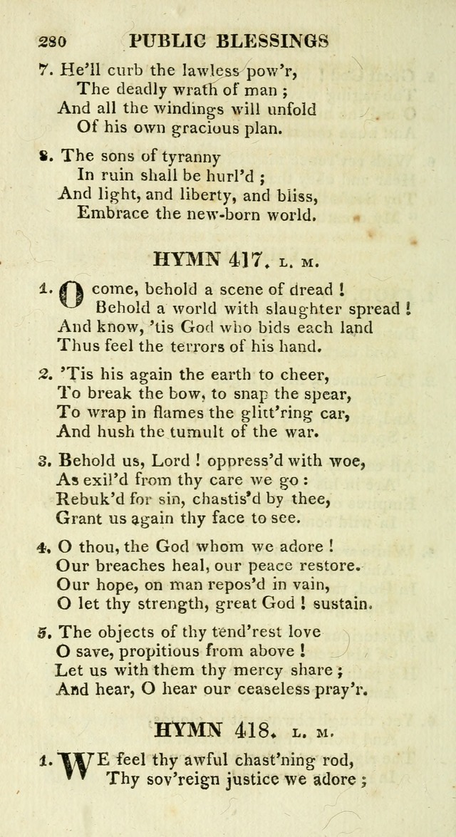 A Collection of Hymns and a Liturgy for the Use of Evangelical Lutheran Churches: to which are added prayers for families and individuals page 280