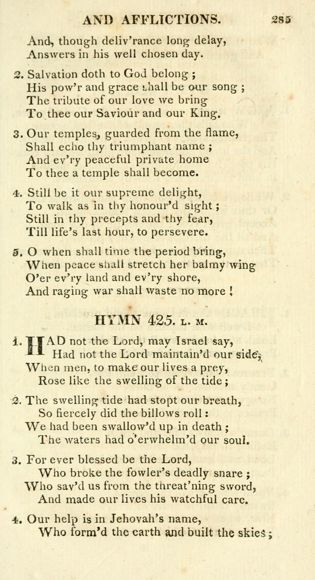 A Collection of Hymns and a Liturgy for the Use of Evangelical Lutheran Churches: to which are added prayers for families and individuals page 285