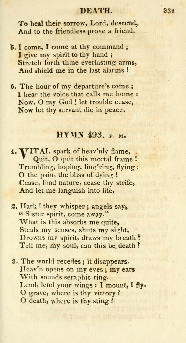 A Collection of Hymns and a Liturgy for the Use of Evangelical Lutheran Churches: to which are added prayers for families and individuals page 331