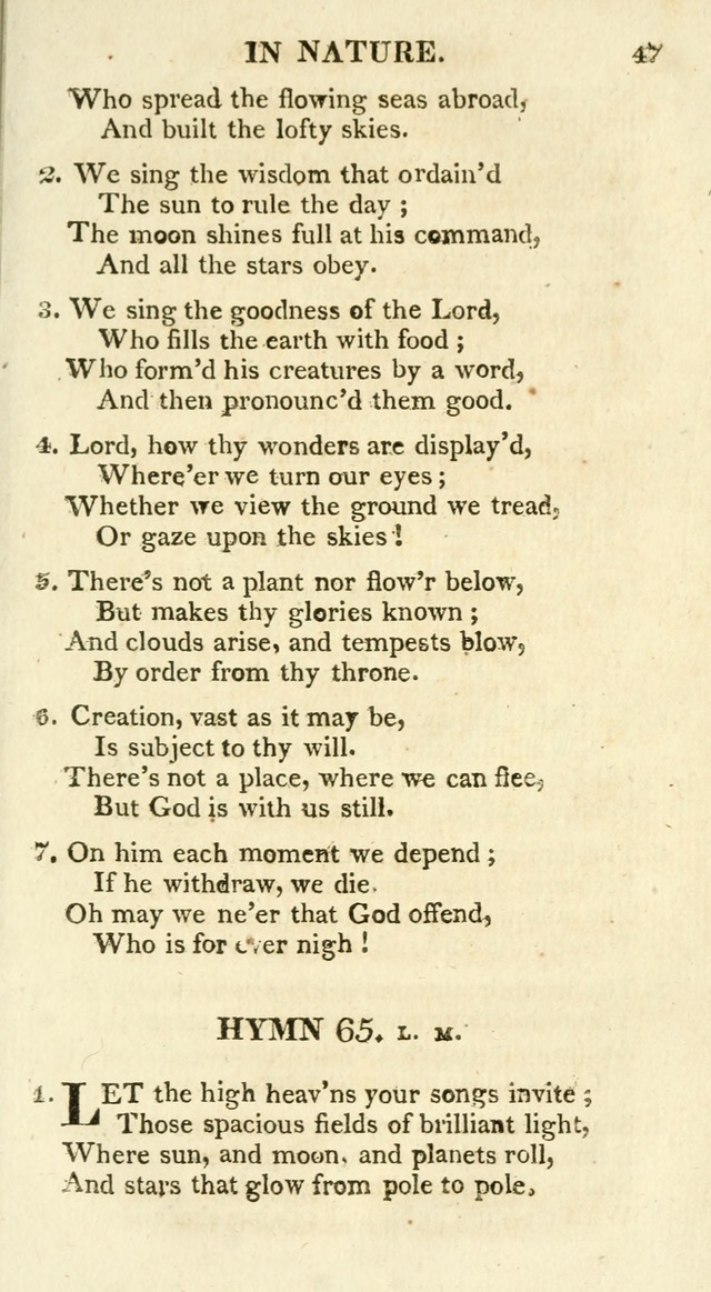 A Collection of Hymns and a Liturgy for the Use of Evangelical Lutheran Churches: to which are added prayers for families and individuals page 47