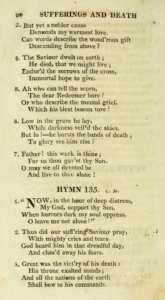 A Collection of Hymns and a Liturgy for the Use of Evangelical Lutheran Churches: to which are added prayers for families and individuals page 98