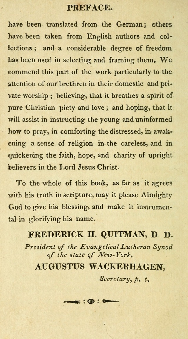 A Collection of Hymns and a Liturgy for the Use of Evangelical Lutheran Churches: to which are added prayers for families and individuals page xiv
