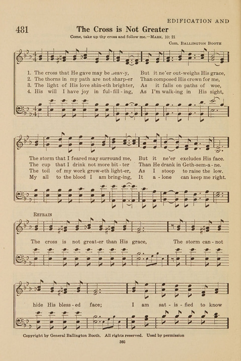 Church Hymnal, Mennonite: a collection of hymns and sacred songs suitable for use in public worship, worship in the home, and all general occasions (1st ed. ) [with Deutscher Anhang] page 360