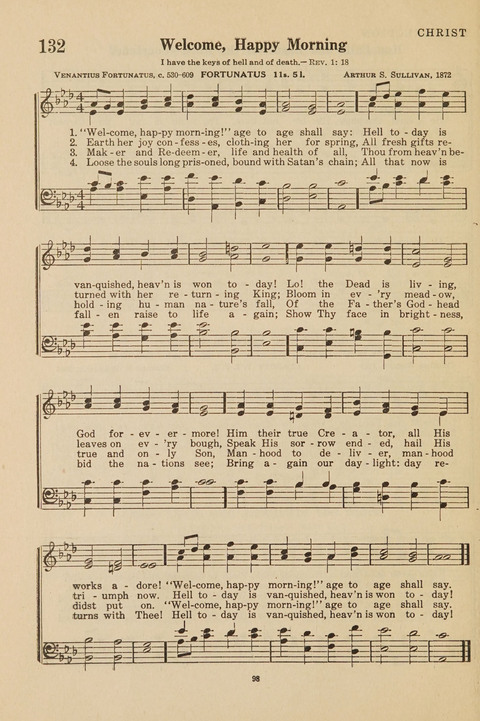 Church Hymnal, Mennonite: a collection of hymns and sacred songs suitable for use in public worship, worship in the home, and all general occasions (1st ed. ) [with Deutscher Anhang] page 98