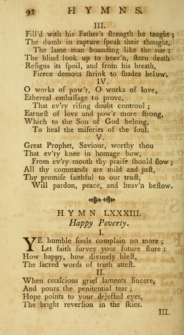 A Collection of Hymns, More Particularly Designed for the Use of the  West Society in Boston. (2nd ed. with Additions) page 94