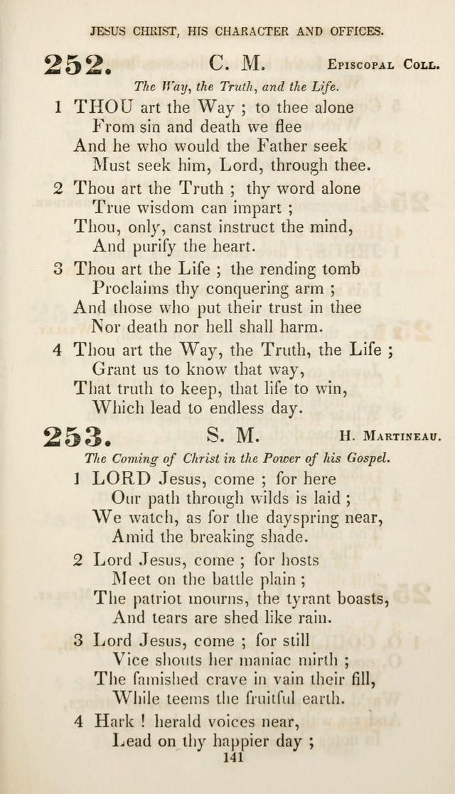 Christian Hymns for Public and Private Worship: a collection compiled  by a committee of the Cheshire Pastoral Association (11th ed.) page 141