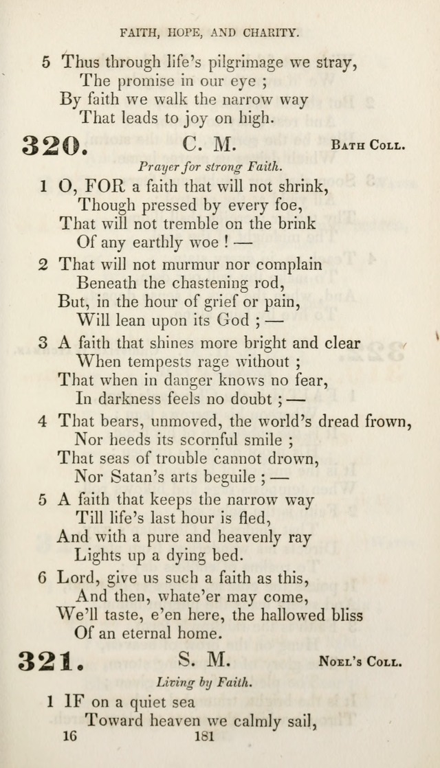 Christian Hymns for Public and Private Worship: a collection compiled  by a committee of the Cheshire Pastoral Association (11th ed.) page 181