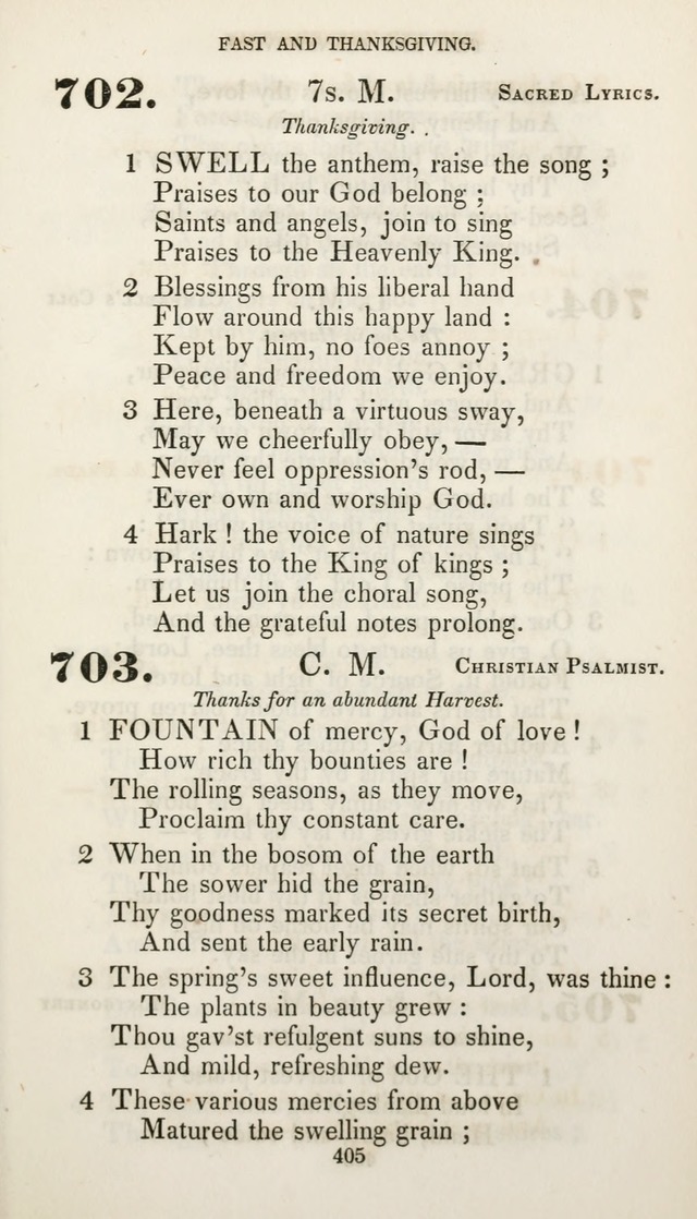 Christian Hymns for Public and Private Worship: a collection compiled  by a committee of the Cheshire Pastoral Association (11th ed.) page 405