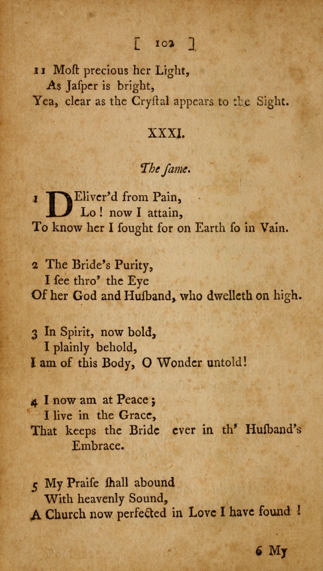 Christian Hymns, Poems, and Spiritual Songs: sacred to the praise of God our Saviour page 102
