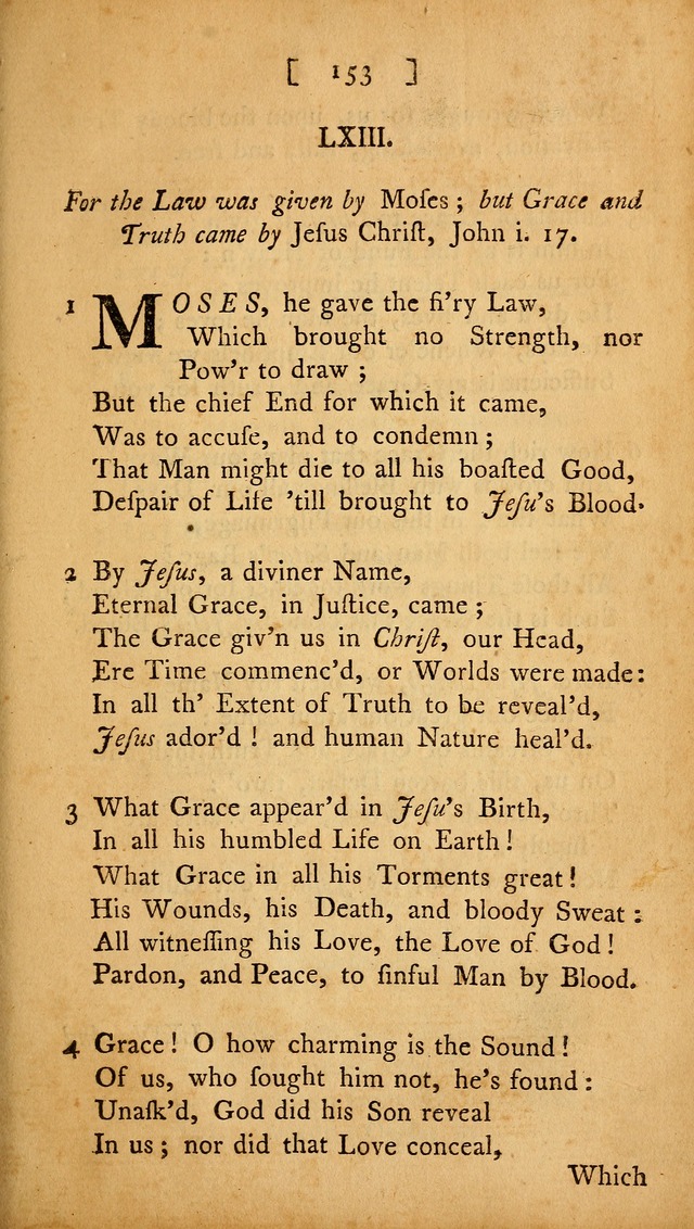 Christian Hymns, Poems, and Spiritual Songs: sacred to the praise of God our Saviour page 153