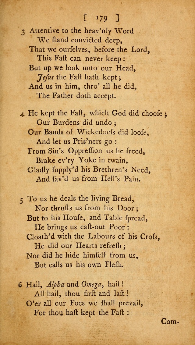Christian Hymns, Poems, and Spiritual Songs: sacred to the praise of God our Saviour page 179