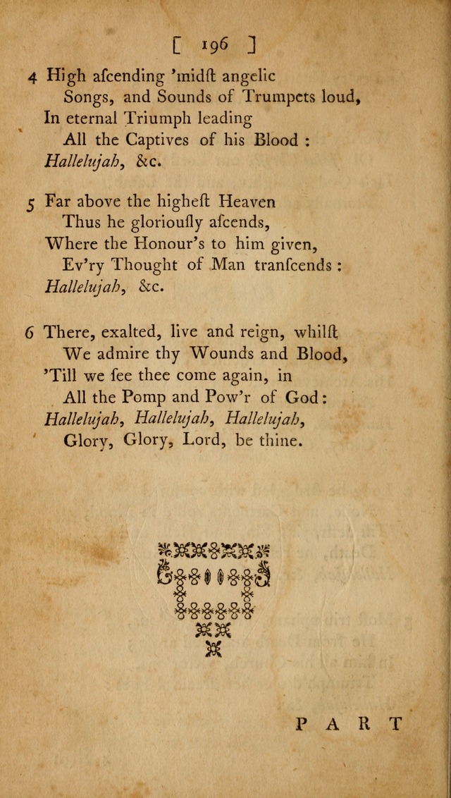 Christian Hymns, Poems, and Spiritual Songs: sacred to the praise of God our Saviour page 196