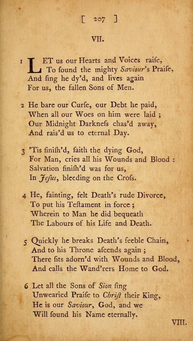 Christian Hymns, Poems, and Spiritual Songs: sacred to the praise of God our Saviour page 207