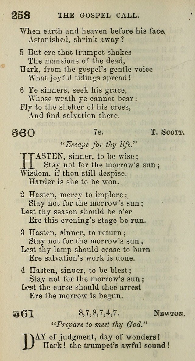 A Collection of Hymns for Public, Social, and Domestic Worship page 260